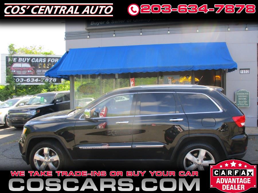 2011 Jeep Grand Cherokee 4WD 4dr Overland, available for sale in Meriden, Connecticut | Cos Central Auto. Meriden, Connecticut 2011 Jeep Grand Cherokee 4WD 4dr Overland, available for sale in Meriden, Connecticut | Cos Central Auto. Meriden, Connecticut