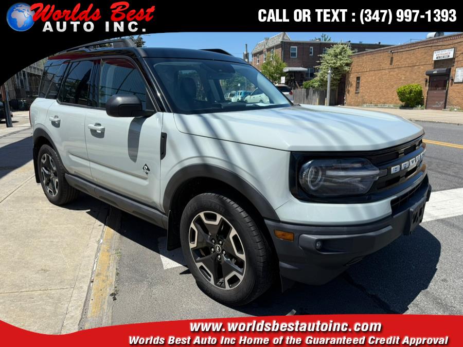 2021 Ford Bronco Sport Outer Banks 4x4, available for sale in Brooklyn, New York | Worlds Best Auto Inc. Brooklyn, New York 2021 Ford Bronco Sport Outer Banks 4x4, available for sale in Brooklyn, New York | Worlds Best Auto Inc. Brooklyn, New York