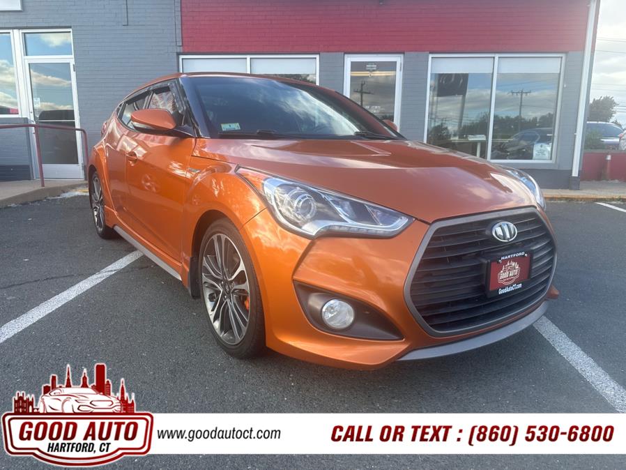 2016 Hyundai Veloster 3dr Cpe Auto Turbo, available for sale in Hartford, Connecticut | Good Auto LLC. Hartford, Connecticut 2016 Hyundai Veloster 3dr Cpe Auto Turbo, available for sale in Hartford, Connecticut | Good Auto LLC. Hartford, Connecticut