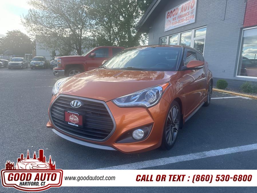2016 Hyundai Veloster 3dr Cpe Auto Turbo, available for sale in Hartford, Connecticut | Good Auto LLC. Hartford, Connecticut 2016 Hyundai Veloster 3dr Cpe Auto Turbo, available for sale in Hartford, Connecticut | Good Auto LLC. Hartford, Connecticut