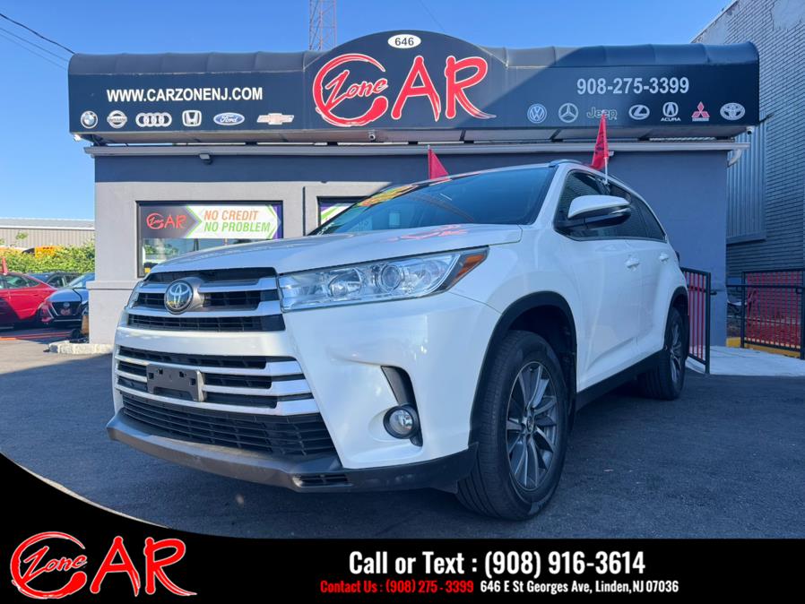 2019 Toyota Highlander XLE V6 AWD (Natl), available for sale in Linden, New Jersey | Car Zone. Linden, New Jersey 2019 Toyota Highlander XLE V6 AWD (Natl), available for sale in Linden, New Jersey | Car Zone. Linden, New Jersey
