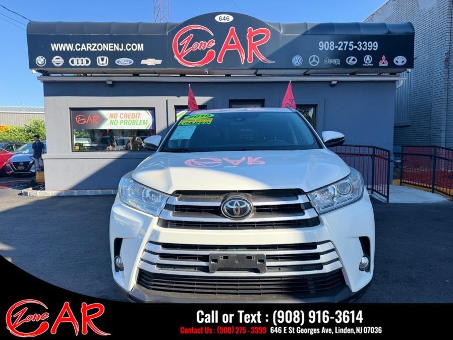 2019 Toyota Highlander XLE V6 AWD (Natl), available for sale in Linden, New Jersey | Car Zone. Linden, New Jersey 2019 Toyota Highlander XLE V6 AWD (Natl), available for sale in Linden, New Jersey | Car Zone. Linden, New Jersey