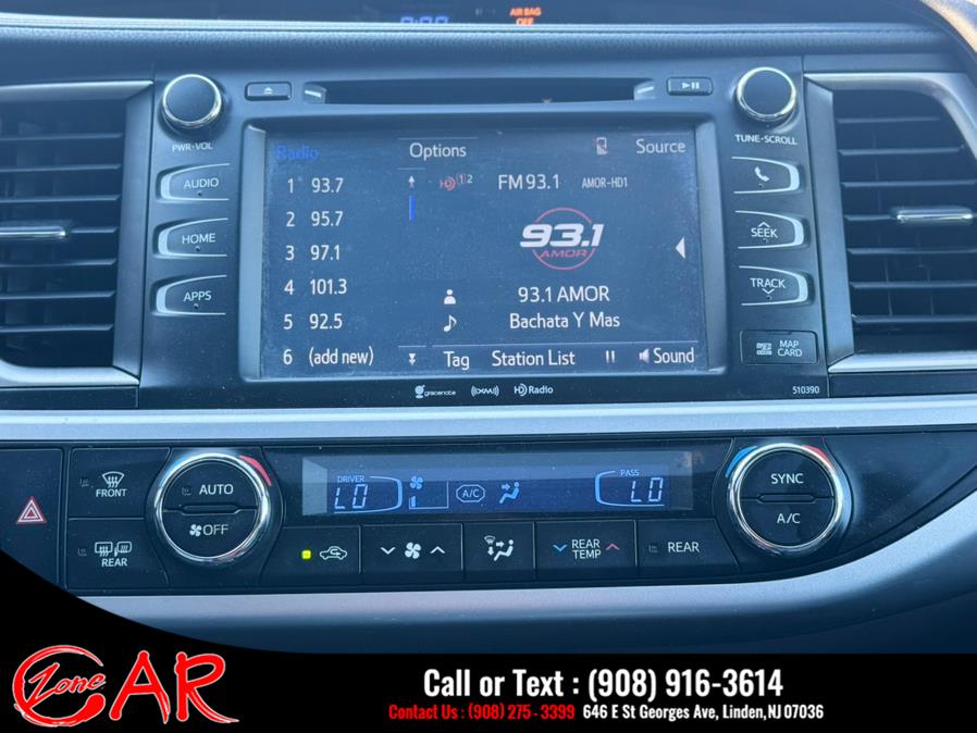 2019 Toyota Highlander XLE V6 AWD (Natl), available for sale in Linden, New Jersey | Car Zone. Linden, New Jersey 2019 Toyota Highlander XLE V6 AWD (Natl), available for sale in Linden, New Jersey | Car Zone. Linden, New Jersey