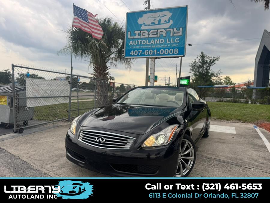 2010 INFINITI G37 Convertible 2dr Base, available for sale in Orlando, Florida | Liberty Autoland LLC. Orlando, Florida 2010 INFINITI G37 Convertible 2dr Base, available for sale in Orlando, Florida | Liberty Autoland LLC. Orlando, Florida