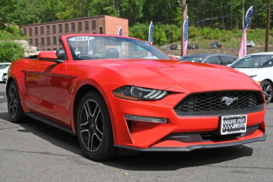 2022 Ford Mustang EcoBoost Premium Convertible, available for sale in Waterbury, Connecticut | Highline Car Connection. Waterbury, Connecticut 2022 Ford Mustang EcoBoost Premium Convertible, available for sale in Waterbury, Connecticut | Highline Car Connection. Waterbury, Connecticut