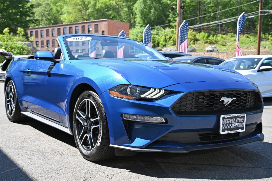 2022 Ford Mustang EcoBoost Premium Convertible, available for sale in Waterbury, Connecticut | Highline Car Connection. Waterbury, Connecticut 2022 Ford Mustang EcoBoost Premium Convertible, available for sale in Waterbury, Connecticut | Highline Car Connection. Waterbury, Connecticut