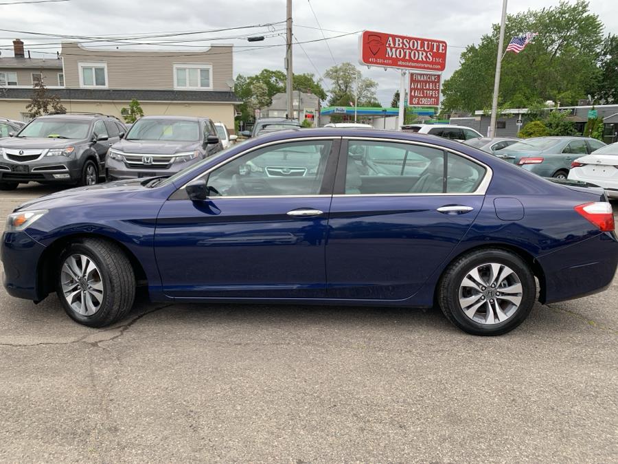 2013 Honda Accord Sdn 4dr I4 CVT LX, available for sale in Springfield, Massachusetts | Absolute Motors Inc. Springfield, Massachusetts 2013 Honda Accord Sdn 4dr I4 CVT LX, available for sale in Springfield, Massachusetts | Absolute Motors Inc. Springfield, Massachusetts