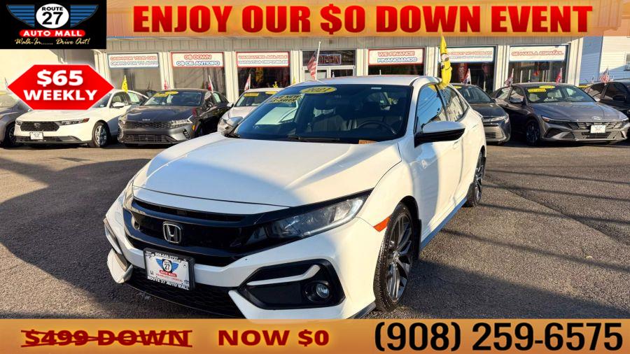 2021 Honda Civic Sport Hatchback 4D, available for sale in Linden, New Jersey | Route 27 Auto Mall. Linden, New Jersey 2021 Honda Civic Sport Hatchback 4D, available for sale in Linden, New Jersey | Route 27 Auto Mall. Linden, New Jersey