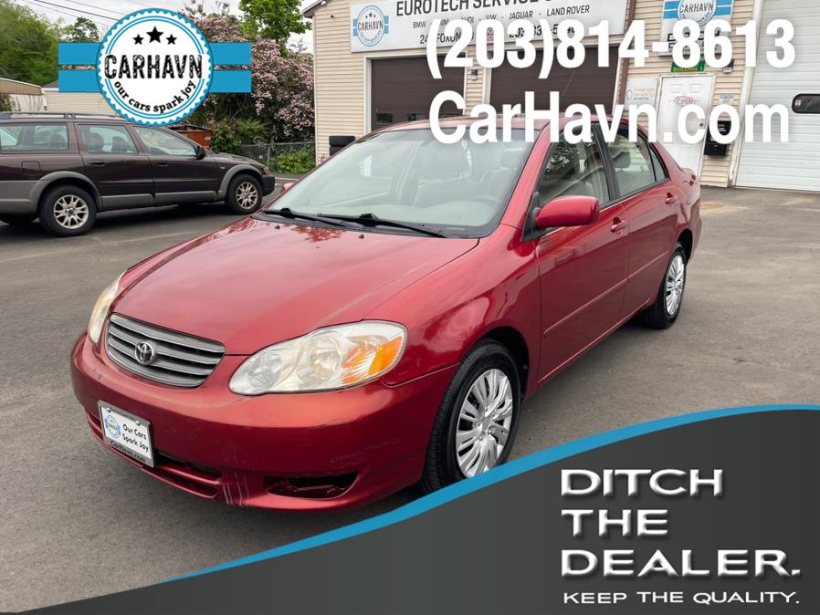 2004 Toyota Corolla 4dr Sdn CE Auto (GS), available for sale in North Branford, Connecticut | CarHavn. North Branford, Connecticut 2004 Toyota Corolla 4dr Sdn CE Auto (GS), available for sale in North Branford, Connecticut | CarHavn. North Branford, Connecticut
