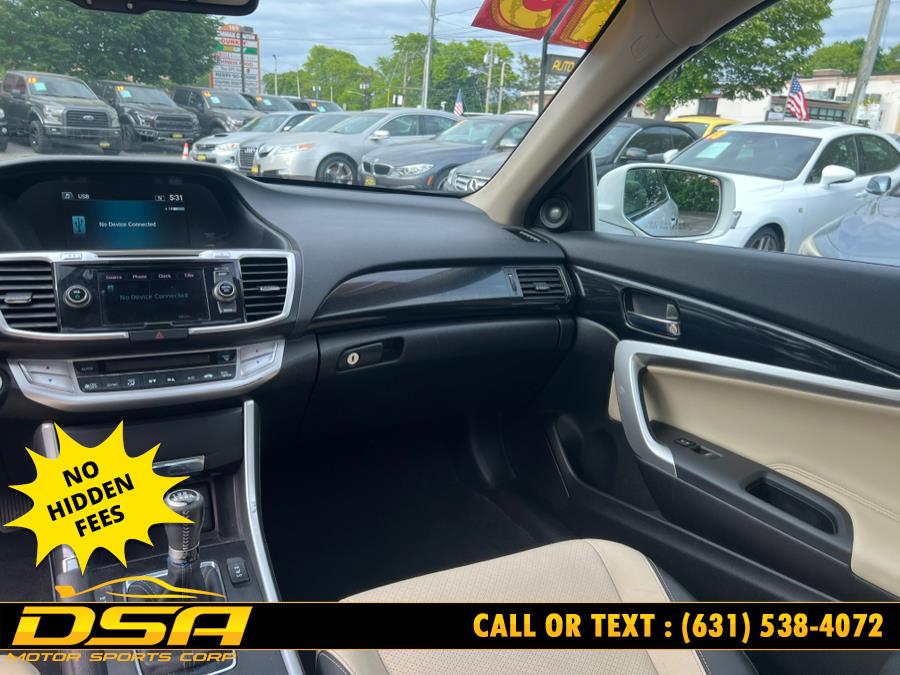 2015 Honda Accord Coupe 2dr V6 Man EX-L, available for sale in Commack, New York | DSA Motor Sports Corp. Commack, New York 2015 Honda Accord Coupe 2dr V6 Man EX-L, available for sale in Commack, New York | DSA Motor Sports Corp. Commack, New York