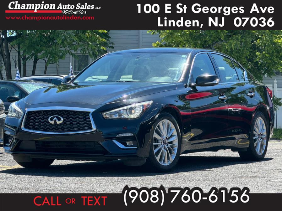2021 INFINITI Q50 3.0t LUXE AWD, available for sale in Linden, New Jersey | Champion Auto Sales. Linden, New Jersey