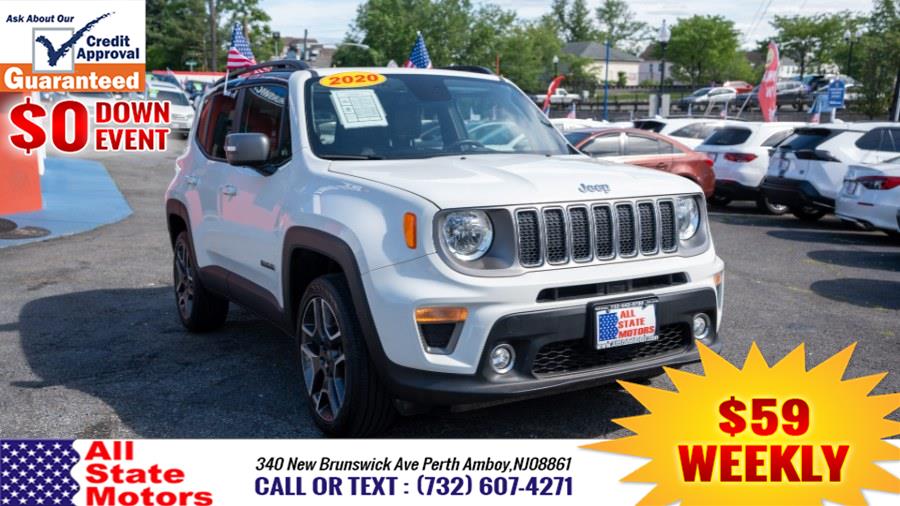 2020 Jeep Renegade Limited 4x4, available for sale in Perth Amboy, New Jersey | All State Motor Inc. Perth Amboy, New Jersey 2020 Jeep Renegade Limited 4x4, available for sale in Perth Amboy, New Jersey | All State Motor Inc. Perth Amboy, New Jersey