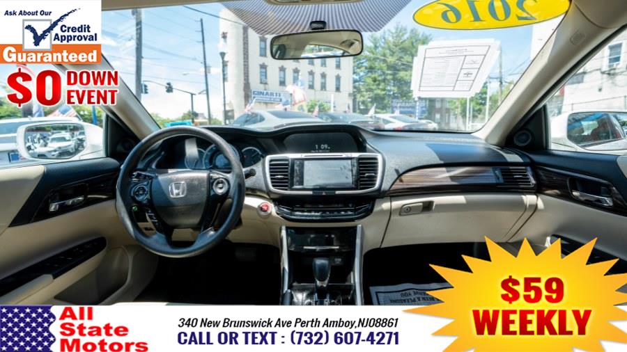 2016 Honda Accord Sedan 4dr I4 CVT EX, available for sale in Perth Amboy, New Jersey | All State Motor Inc. Perth Amboy, New Jersey 2016 Honda Accord Sedan 4dr I4 CVT EX, available for sale in Perth Amboy, New Jersey | All State Motor Inc. Perth Amboy, New Jersey