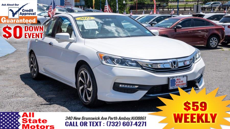 2016 Honda Accord Sedan 4dr I4 CVT EX, available for sale in Perth Amboy, New Jersey | All State Motor Inc. Perth Amboy, New Jersey 2016 Honda Accord Sedan 4dr I4 CVT EX, available for sale in Perth Amboy, New Jersey | All State Motor Inc. Perth Amboy, New Jersey