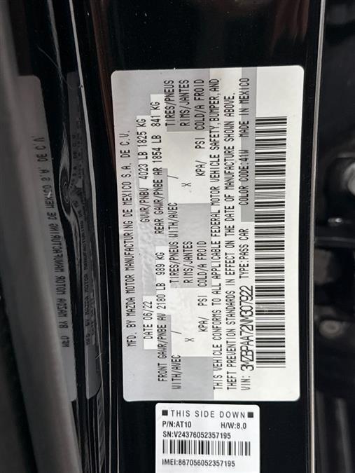 2022 Mazda 3 Sedan 2.0, available for sale in Maple Shade, New Jersey | Car Revolution. Maple Shade, New Jersey 2022 Mazda 3 Sedan 2.0, available for sale in Maple Shade, New Jersey | Car Revolution. Maple Shade, New Jersey