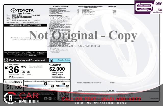 2021 Toyota Sienna XSE 7- Passenger, available for sale in Avenel, New Jersey | Car Revolution. Avenel, New Jersey 2021 Toyota Sienna XSE 7- Passenger, available for sale in Avenel, New Jersey | Car Revolution. Avenel, New Jersey