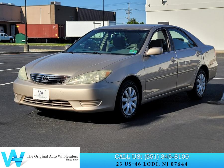 2005 Toyota Camry 4dr Sdn LE Auto (Natl), available for sale in Lodi, New Jersey | AW Auto & Truck Wholesalers, Inc. Lodi, New Jersey 2005 Toyota Camry 4dr Sdn LE Auto (Natl), available for sale in Lodi, New Jersey | AW Auto & Truck Wholesalers, Inc. Lodi, New Jersey