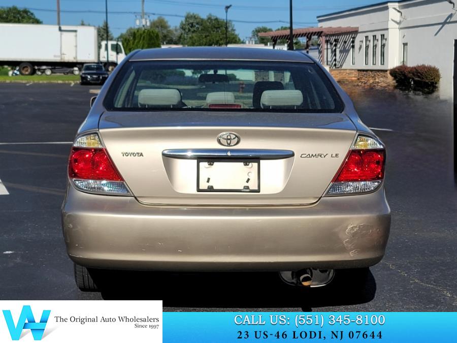 2005 Toyota Camry 4dr Sdn LE Auto (Natl), available for sale in Lodi, New Jersey | AW Auto & Truck Wholesalers, Inc. Lodi, New Jersey 2005 Toyota Camry 4dr Sdn LE Auto (Natl), available for sale in Lodi, New Jersey | AW Auto & Truck Wholesalers, Inc. Lodi, New Jersey