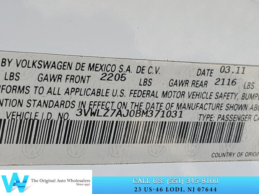2011 Volkswagen Jetta Sedan 4dr Auto SEL w/Sunroof PZEV, available for sale in Lodi, New Jersey | AW Auto & Truck Wholesalers, Inc. Lodi, New Jersey 2011 Volkswagen Jetta Sedan 4dr Auto SEL w/Sunroof PZEV, available for sale in Lodi, New Jersey | AW Auto & Truck Wholesalers, Inc. Lodi, New Jersey