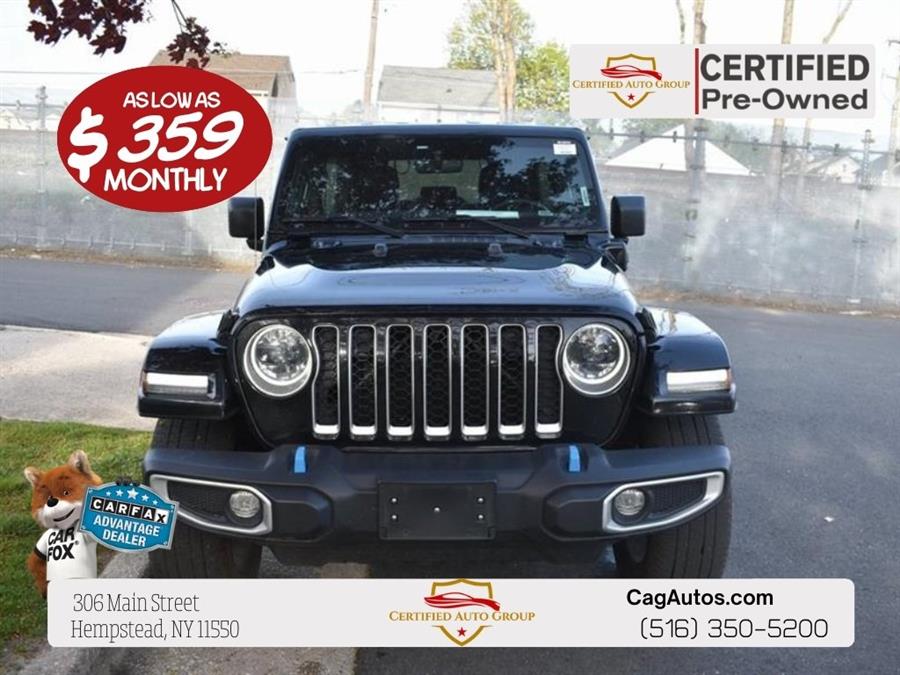 2023 Jeep Wrangler Sahara 4xe, available for sale in Hempstead, New York | Certified Automotive Group. Hempstead, New York 2023 Jeep Wrangler Sahara 4xe, available for sale in Hempstead, New York | Certified Automotive Group. Hempstead, New York