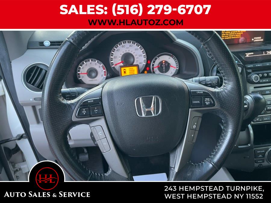 2012 Honda Pilot 4WD 4dr Touring w/RES & Navi, available for sale in West Hempstead, New York | HL Auto Sales and Service LLC. West Hempstead, New York 2012 Honda Pilot 4WD 4dr Touring w/RES & Navi, available for sale in West Hempstead, New York | HL Auto Sales and Service LLC. West Hempstead, New York
