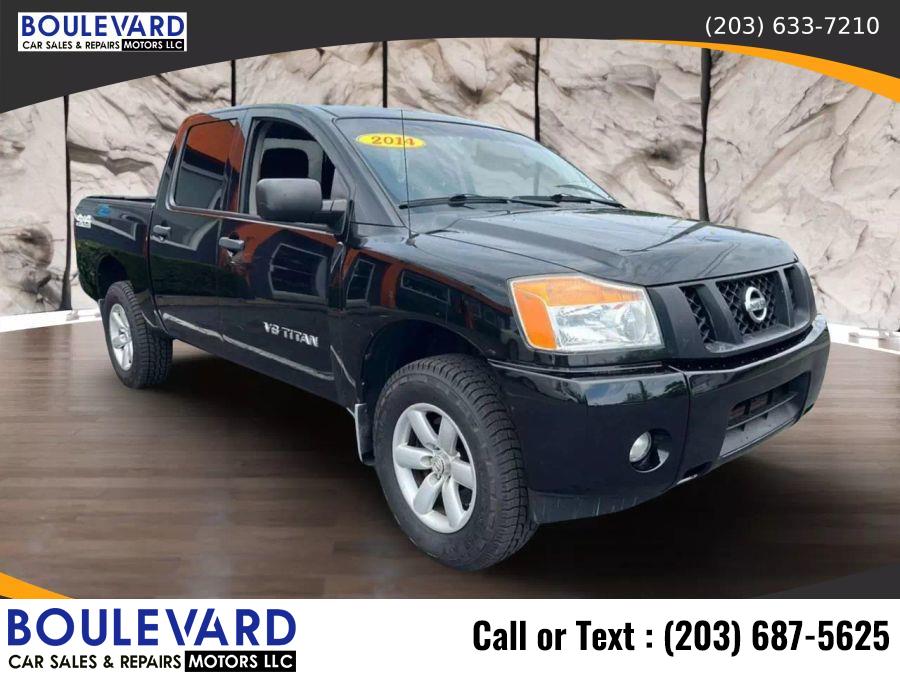 2014 Nissan Titan Crew Cab S Pickup 4D 5 1/2 ft, available for sale in New Haven, Connecticut | Boulevard Motors LLC. New Haven, Connecticut 2014 Nissan Titan Crew Cab S Pickup 4D 5 1/2 ft, available for sale in New Haven, Connecticut | Boulevard Motors LLC. New Haven, Connecticut