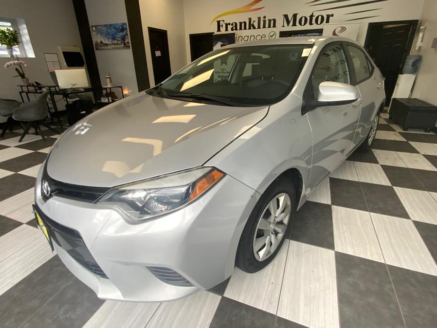 2015 Toyota Corolla 4dr Sdn CVT LE (Natl), available for sale in Hartford, Connecticut | Franklin Motors Auto Sales LLC. Hartford, Connecticut 2015 Toyota Corolla 4dr Sdn CVT LE (Natl), available for sale in Hartford, Connecticut | Franklin Motors Auto Sales LLC. Hartford, Connecticut