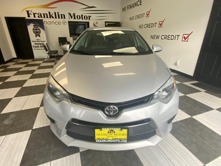 2015 Toyota Corolla 4dr Sdn CVT LE (Natl), available for sale in Hartford, Connecticut | Franklin Motors Auto Sales LLC. Hartford, Connecticut 2015 Toyota Corolla 4dr Sdn CVT LE (Natl), available for sale in Hartford, Connecticut | Franklin Motors Auto Sales LLC. Hartford, Connecticut