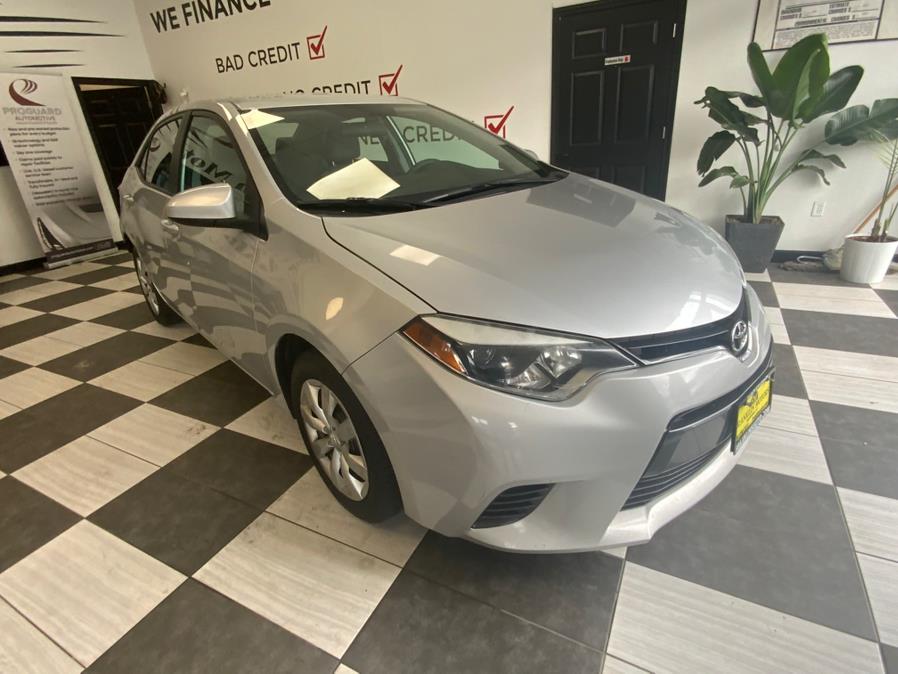 2015 Toyota Corolla 4dr Sdn CVT LE (Natl), available for sale in Hartford, Connecticut | Franklin Motors Auto Sales LLC. Hartford, Connecticut 2015 Toyota Corolla 4dr Sdn CVT LE (Natl), available for sale in Hartford, Connecticut | Franklin Motors Auto Sales LLC. Hartford, Connecticut