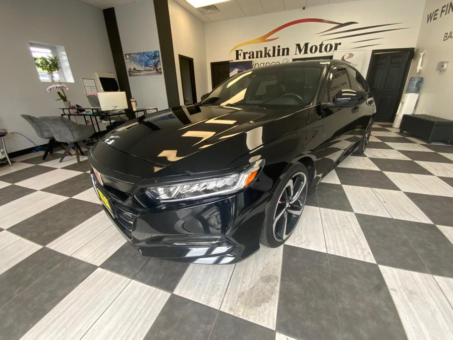 2019 Honda Accord Sedan Sport 1.5T CVT, available for sale in Hartford, Connecticut | Franklin Motors Auto Sales LLC. Hartford, Connecticut 2019 Honda Accord Sedan Sport 1.5T CVT, available for sale in Hartford, Connecticut | Franklin Motors Auto Sales LLC. Hartford, Connecticut