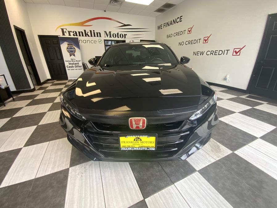 2019 Honda Accord Sedan Sport 1.5T CVT, available for sale in Hartford, Connecticut | Franklin Motors Auto Sales LLC. Hartford, Connecticut 2019 Honda Accord Sedan Sport 1.5T CVT, available for sale in Hartford, Connecticut | Franklin Motors Auto Sales LLC. Hartford, Connecticut