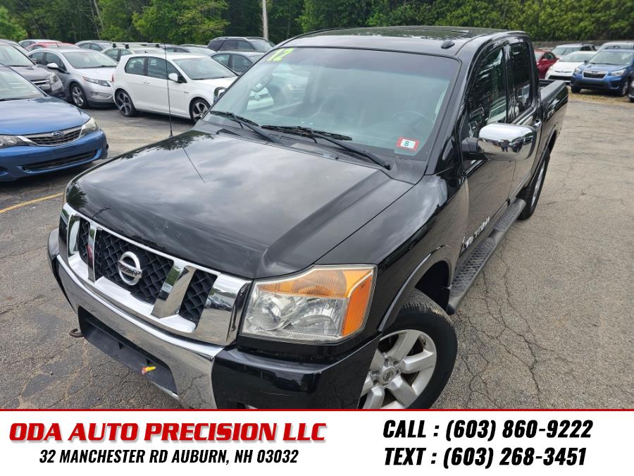 2012 Nissan Titan 4WD Crew Cab SWB PRO-4X, available for sale in Auburn, New Hampshire | ODA Auto Precision LLC. Auburn, New Hampshire 2012 Nissan Titan 4WD Crew Cab SWB PRO-4X, available for sale in Auburn, New Hampshire | ODA Auto Precision LLC. Auburn, New Hampshire