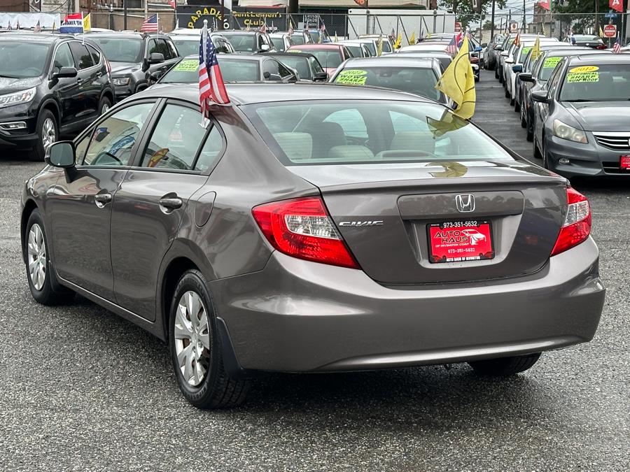 2012 Honda Civic Sdn 4dr Auto LX, available for sale in Irvington , New Jersey | Auto Haus of Irvington Corp. Irvington , New Jersey 2012 Honda Civic Sdn 4dr Auto LX, available for sale in Irvington , New Jersey | Auto Haus of Irvington Corp. Irvington , New Jersey