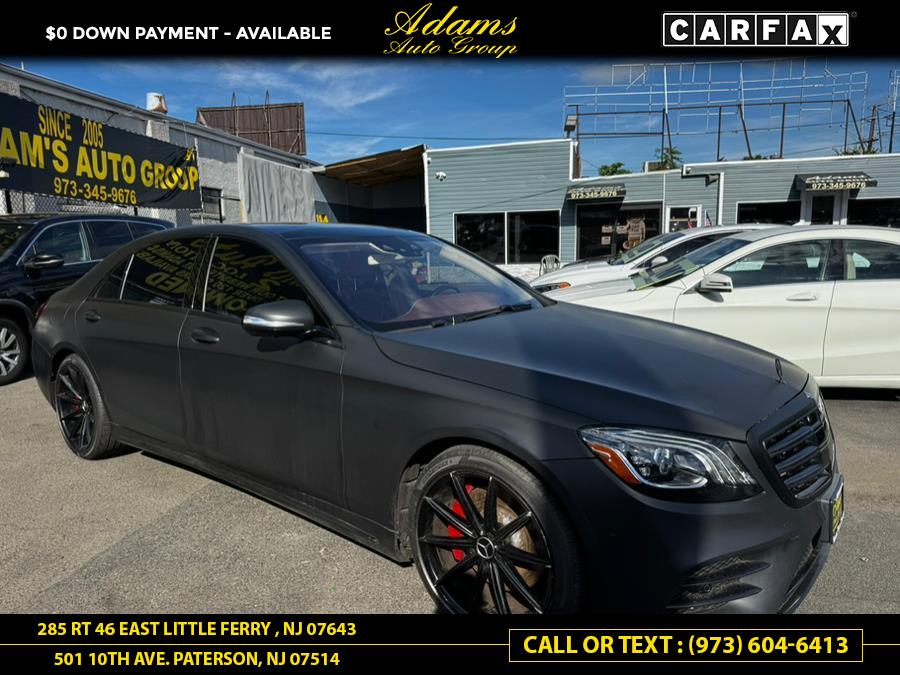 2018 Mercedes-Benz S-Class S 560 4MATIC Sedan, available for sale in Paterson, New Jersey | Adams Auto Group. Paterson, New Jersey 2018 Mercedes-Benz S-Class S 560 4MATIC Sedan, available for sale in Paterson, New Jersey | Adams Auto Group. Paterson, New Jersey