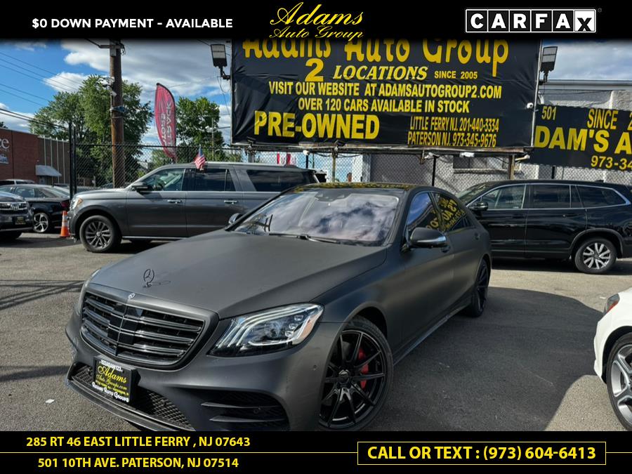 2018 Mercedes-Benz S-Class S 560 4MATIC Sedan, available for sale in Paterson, New Jersey | Adams Auto Group. Paterson, New Jersey 2018 Mercedes-Benz S-Class S 560 4MATIC Sedan, available for sale in Paterson, New Jersey | Adams Auto Group. Paterson, New Jersey