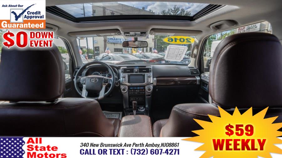 2016 Toyota 4Runner 4WD 4dr V6 Limited (Natl), available for sale in Perth Amboy, New Jersey | All State Motor Inc. Perth Amboy, New Jersey 2016 Toyota 4Runner 4WD 4dr V6 Limited (Natl), available for sale in Perth Amboy, New Jersey | All State Motor Inc. Perth Amboy, New Jersey