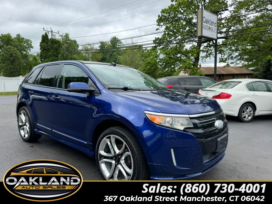 2013 Ford Edge 4dr Sport AWD, available for sale in Manchester, Connecticut | Oakland Auto Sales. Manchester, Connecticut