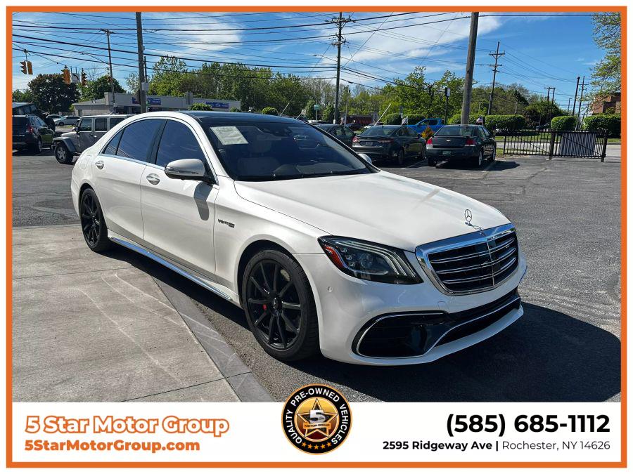 2018 Mercedes-benz Mercedes-amg S-class S 63 AMG Sedan 4D, available for sale in Rochester, New York | 5 Star Motor Group. Rochester, New York 2018 Mercedes-benz Mercedes-amg S-class S 63 AMG Sedan 4D, available for sale in Rochester, New York | 5 Star Motor Group. Rochester, New York