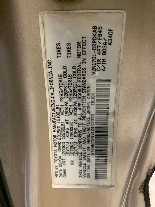 2004 Toyota Tacoma XtraCab V6 Auto 4WD (Natl), available for sale in Lodi, New Jersey | European Auto Expo. Lodi, New Jersey 2004 Toyota Tacoma XtraCab V6 Auto 4WD (Natl), available for sale in Lodi, New Jersey | European Auto Expo. Lodi, New Jersey