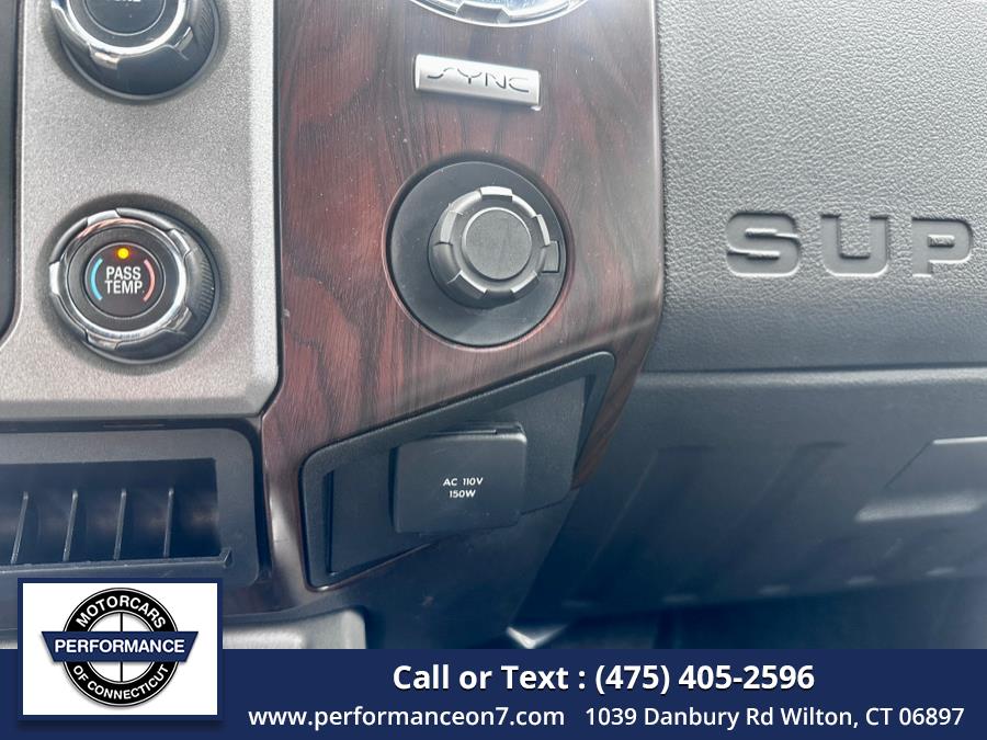 2016 Ford Super Duty F-250 SRW 4WD Crew Cab 156" Lariat, available for sale in Wilton, Connecticut | Performance Motor Cars Of Connecticut LLC. Wilton, Connecticut 2016 Ford Super Duty F-250 SRW 4WD Crew Cab 156" Lariat, available for sale in Wilton, Connecticut | Performance Motor Cars Of Connecticut LLC. Wilton, Connecticut