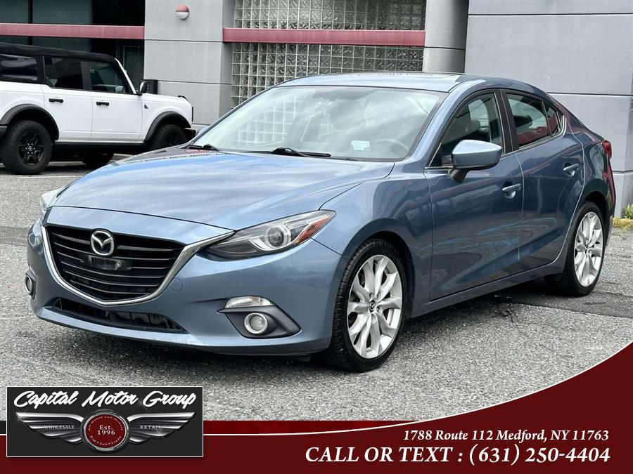 2014 Mazda Mazda3 4dr Sdn Auto s Grand Touring, available for sale in Medford, New York | Capital Motor Group Inc. Medford, New York 2014 Mazda Mazda3 4dr Sdn Auto s Grand Touring, available for sale in Medford, New York | Capital Motor Group Inc. Medford, New York