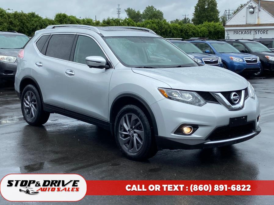 2016 Nissan Rogue AWD 4dr SL, available for sale in East Windsor, Connecticut | Stop & Drive Auto Sales. East Windsor, Connecticut 2016 Nissan Rogue AWD 4dr SL, available for sale in East Windsor, Connecticut | Stop & Drive Auto Sales. East Windsor, Connecticut
