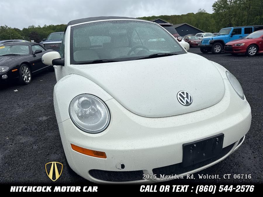 2007 Volkswagen Beetle Triple White, available for sale in Wolcott, Connecticut | Hitchcock Motor Car. Wolcott, Connecticut 2007 Volkswagen Beetle Triple White, available for sale in Wolcott, Connecticut | Hitchcock Motor Car. Wolcott, Connecticut