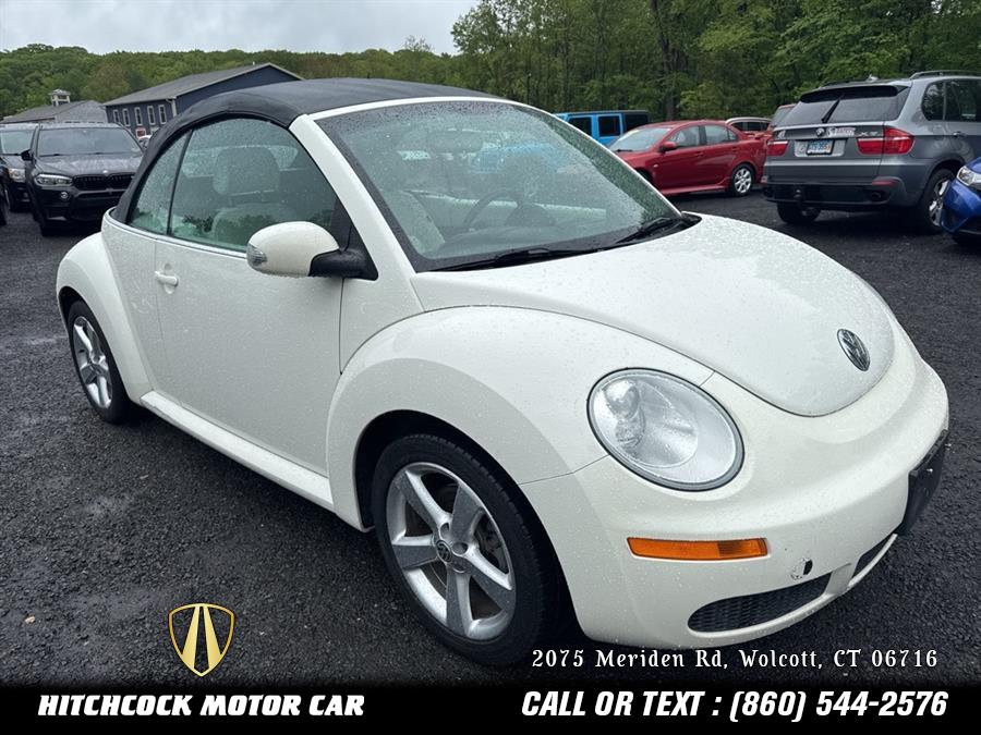 2007 Volkswagen Beetle Triple White, available for sale in Wolcott, Connecticut | Hitchcock Motor Car. Wolcott, Connecticut 2007 Volkswagen Beetle Triple White, available for sale in Wolcott, Connecticut | Hitchcock Motor Car. Wolcott, Connecticut