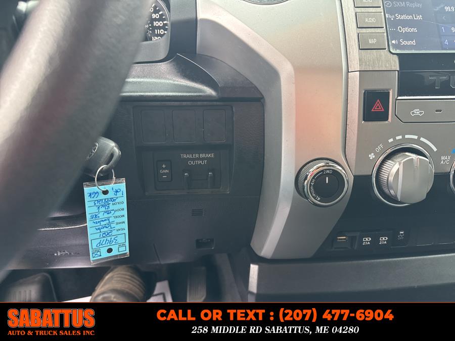 2021 Toyota Tundra 4WD SR5 CrewMax 5.5'' Bed 5.7L (Natl), available for sale in Sabattus, Maine | Sabattus Auto and Truck Sales Inc. Sabattus, Maine 2021 Toyota Tundra 4WD SR5 CrewMax 5.5'' Bed 5.7L (Natl), available for sale in Sabattus, Maine | Sabattus Auto and Truck Sales Inc. Sabattus, Maine