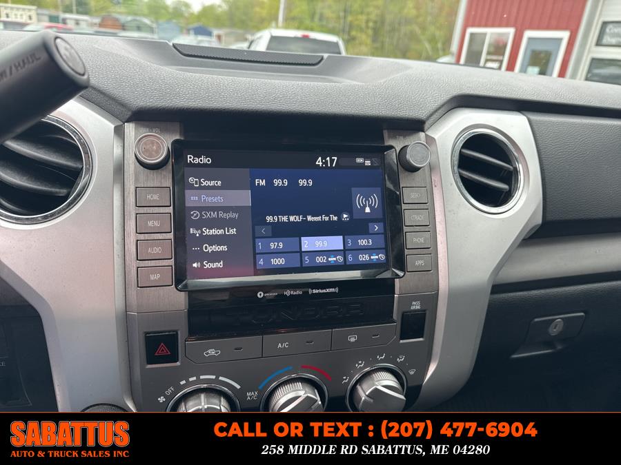 2021 Toyota Tundra 4WD SR5 CrewMax 5.5'' Bed 5.7L (Natl), available for sale in Sabattus, Maine | Sabattus Auto and Truck Sales Inc. Sabattus, Maine 2021 Toyota Tundra 4WD SR5 CrewMax 5.5'' Bed 5.7L (Natl), available for sale in Sabattus, Maine | Sabattus Auto and Truck Sales Inc. Sabattus, Maine