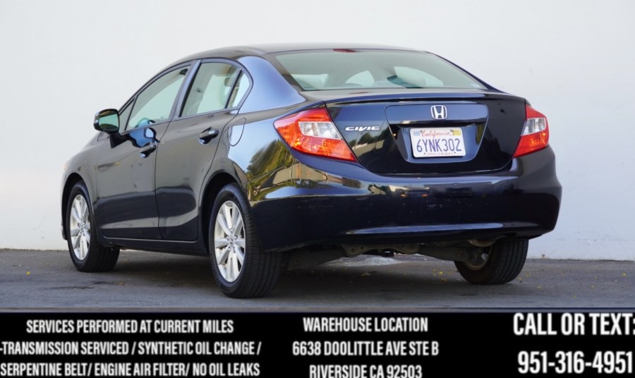 2012 Honda Civic Sdn EX SUNROOF/BLUETOOTH, available for sale in Riverside, California | Big Timin Motors LLC. Riverside, California 2012 Honda Civic Sdn EX SUNROOF/BLUETOOTH, available for sale in Riverside, California | Big Timin Motors LLC. Riverside, California