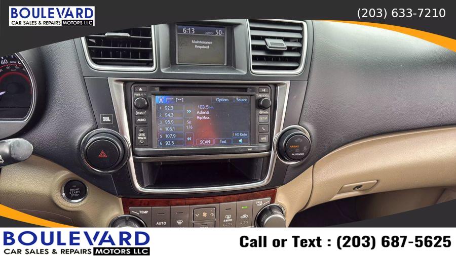 2013 Toyota Highlander Limited Sport Utility 4D, available for sale in New Haven, Connecticut | Boulevard Motors LLC. New Haven, Connecticut 2013 Toyota Highlander Limited Sport Utility 4D, available for sale in New Haven, Connecticut | Boulevard Motors LLC. New Haven, Connecticut