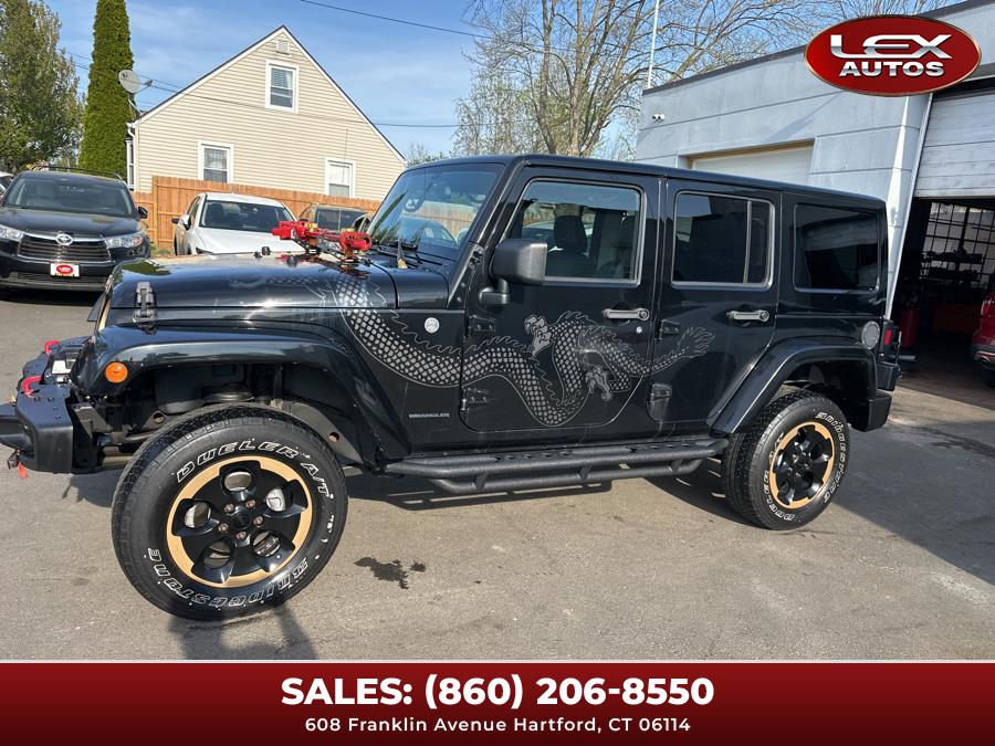 2014 Jeep Wrangler Unlimited 4WD 4dr Sahara, available for sale in Hartford, Connecticut | Lex Autos LLC. Hartford, Connecticut 2014 Jeep Wrangler Unlimited 4WD 4dr Sahara, available for sale in Hartford, Connecticut | Lex Autos LLC. Hartford, Connecticut