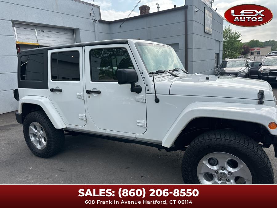 2015 Jeep Wrangler Unlimited 4WD 4dr Sahara, available for sale in Hartford, Connecticut | Lex Autos LLC. Hartford, Connecticut 2015 Jeep Wrangler Unlimited 4WD 4dr Sahara, available for sale in Hartford, Connecticut | Lex Autos LLC. Hartford, Connecticut